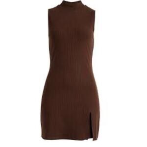 Reformation Skylar Knit Dress Brown ****See Narrative****